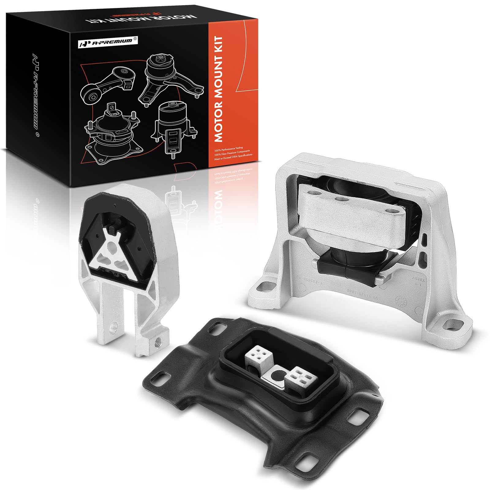 Motor Drive Mount ブラック Amazon.com: A-Premium 4PCS Engine Motor Mount and